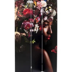 Paravent Flowery Shoulder Vs Bunch Flowers 120X180