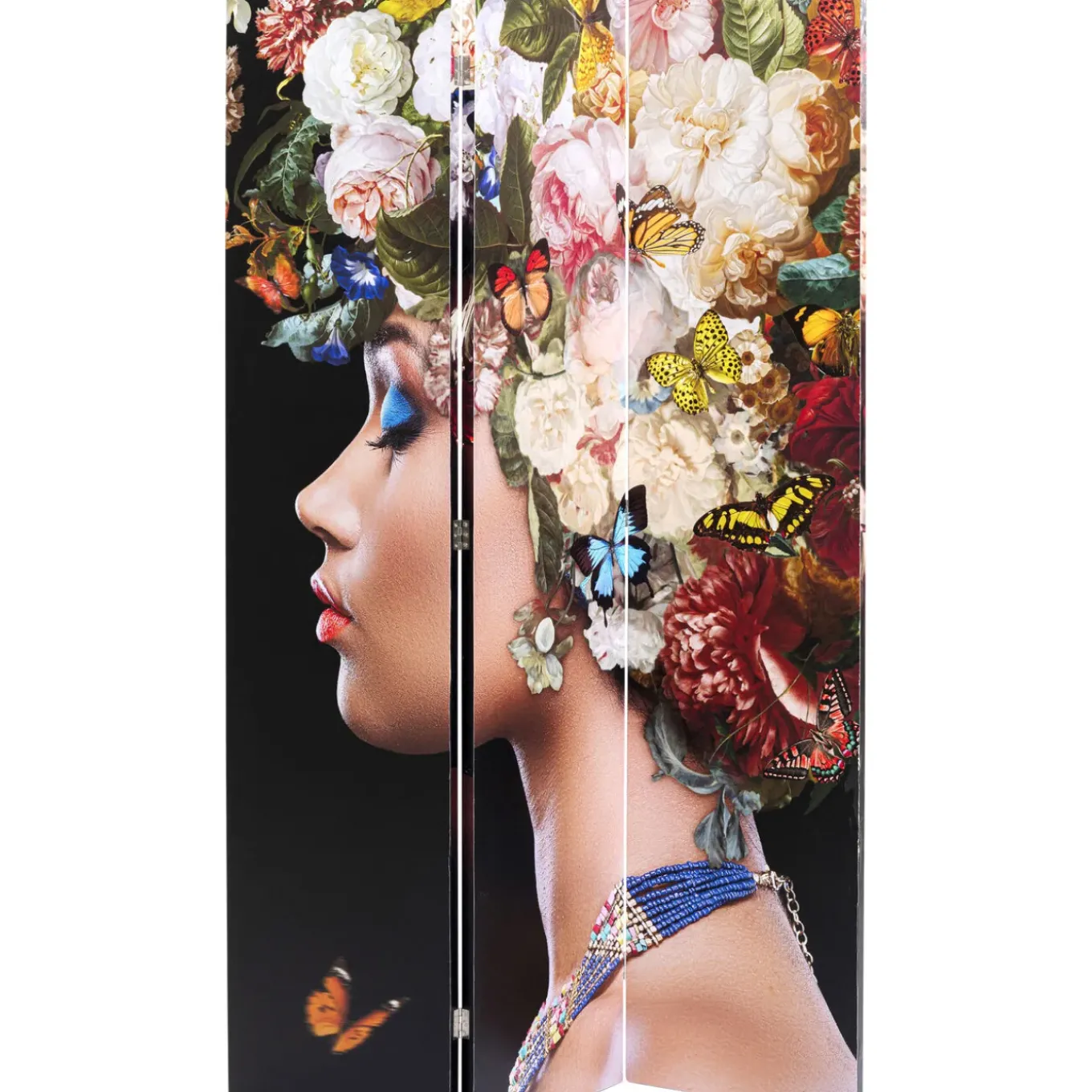 Paravent Flowery Shoulder Vs Bunch Flowers 120X180