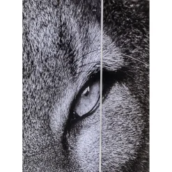 Paravent King Lion Vs Cat Girl 120X180