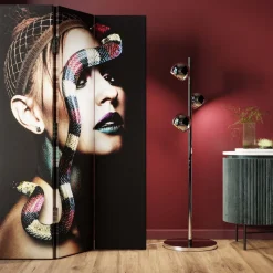 Paravent Royal Headdress Vs Snake Girl 120X180