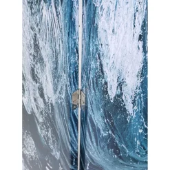 Paravent Triptychon Wave Vs Palms 120X180
