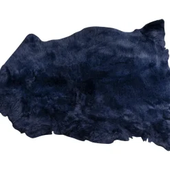 Peau De Mouton Heidi Bleu 60X85Cm