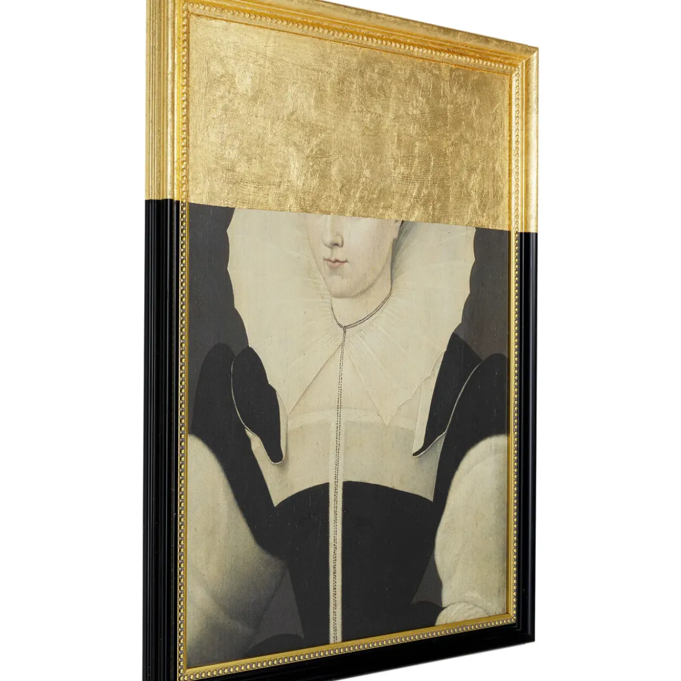 Peinture A L Huile Frame Incognito Lady 80X100Cm