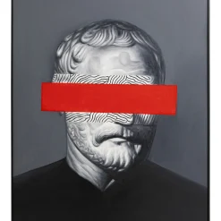 Peinture A L Huile Frame Incognito Philosophy 80X1