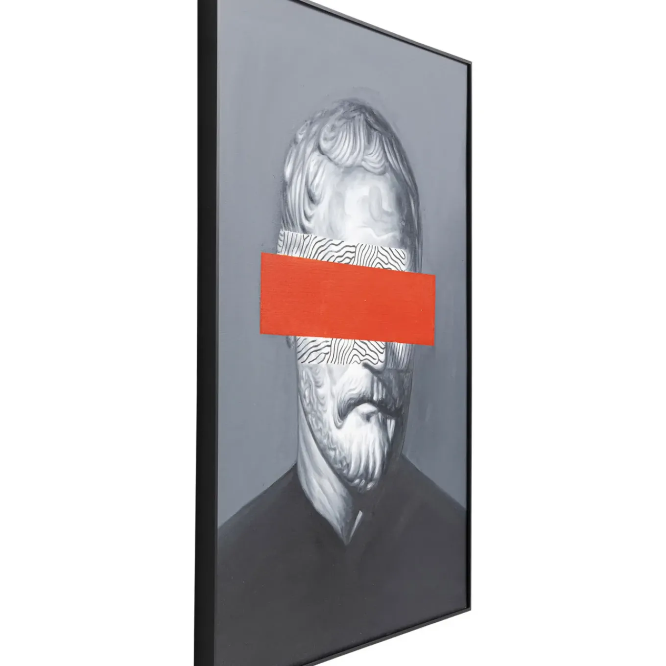 Peinture A L Huile Frame Incognito Philosophy 80X1