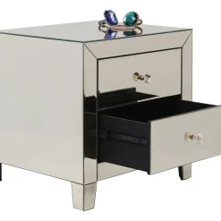 Petite Commode Luxury Champagne 2-Tiroirs