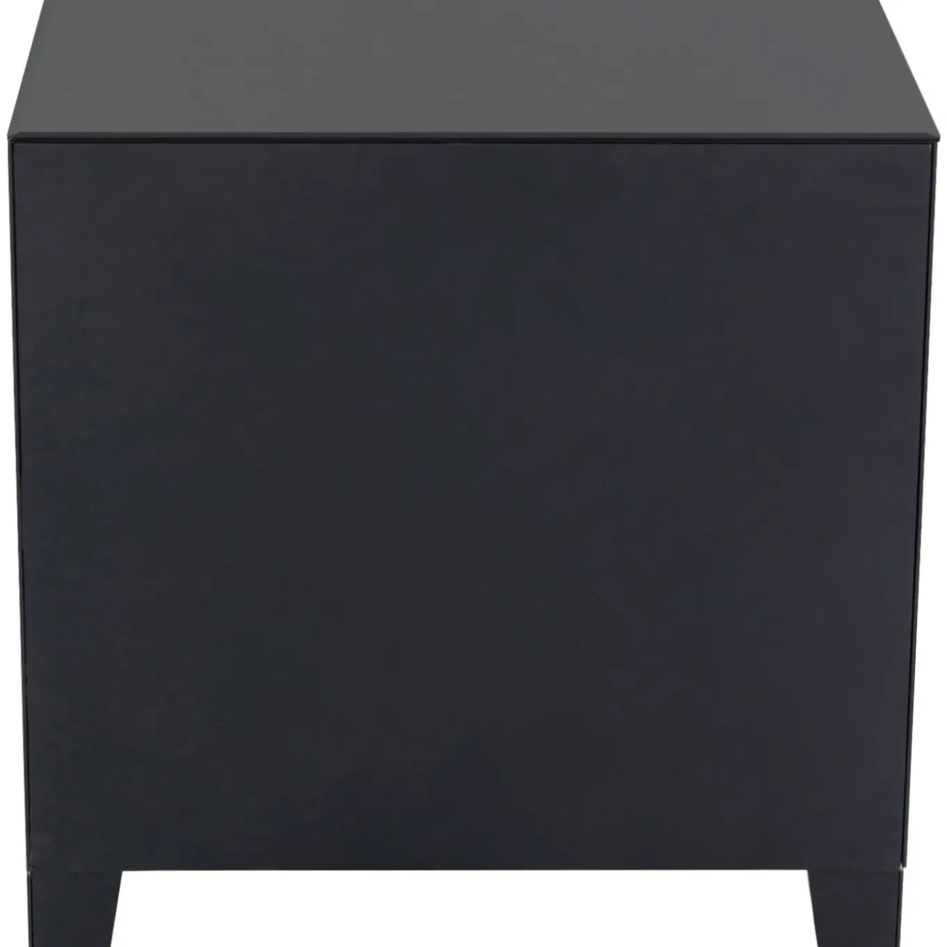 Petite Commode Luxury Push 2 Tiroirs Gris