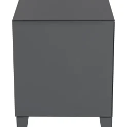 Petite Commode Luxury Push 2 Tiroirs Gris