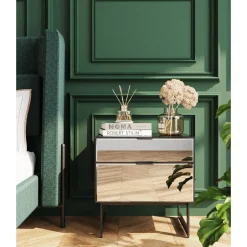 Petite Commode Soran Noir 49X50Cm