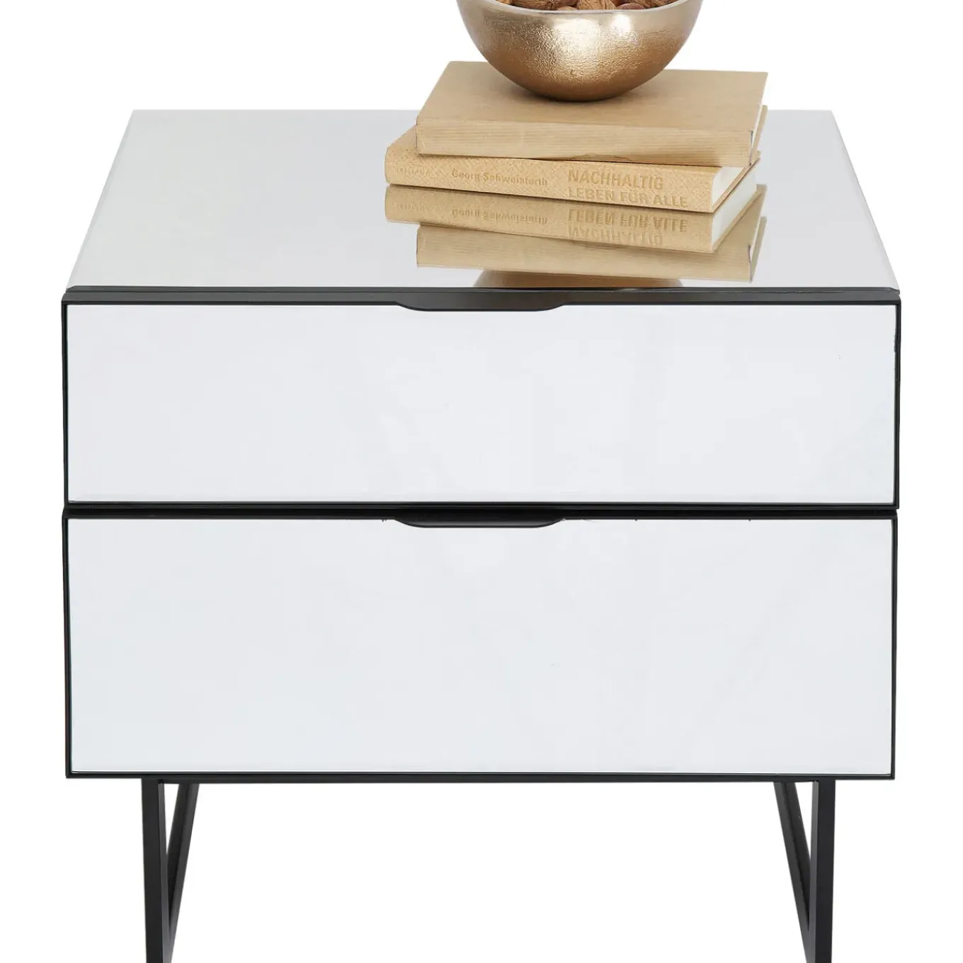 Petite Commode Soran Noir 49X50Cm