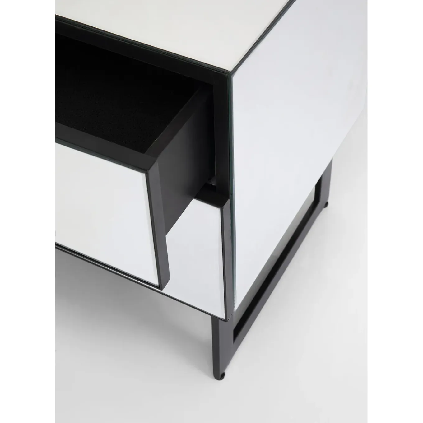 Petite Commode Soran Noir 49X50Cm