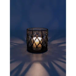 Photophore Hayat Noir 15Cm