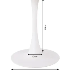 Pietement De Table Schickeria Blanc O80Cm