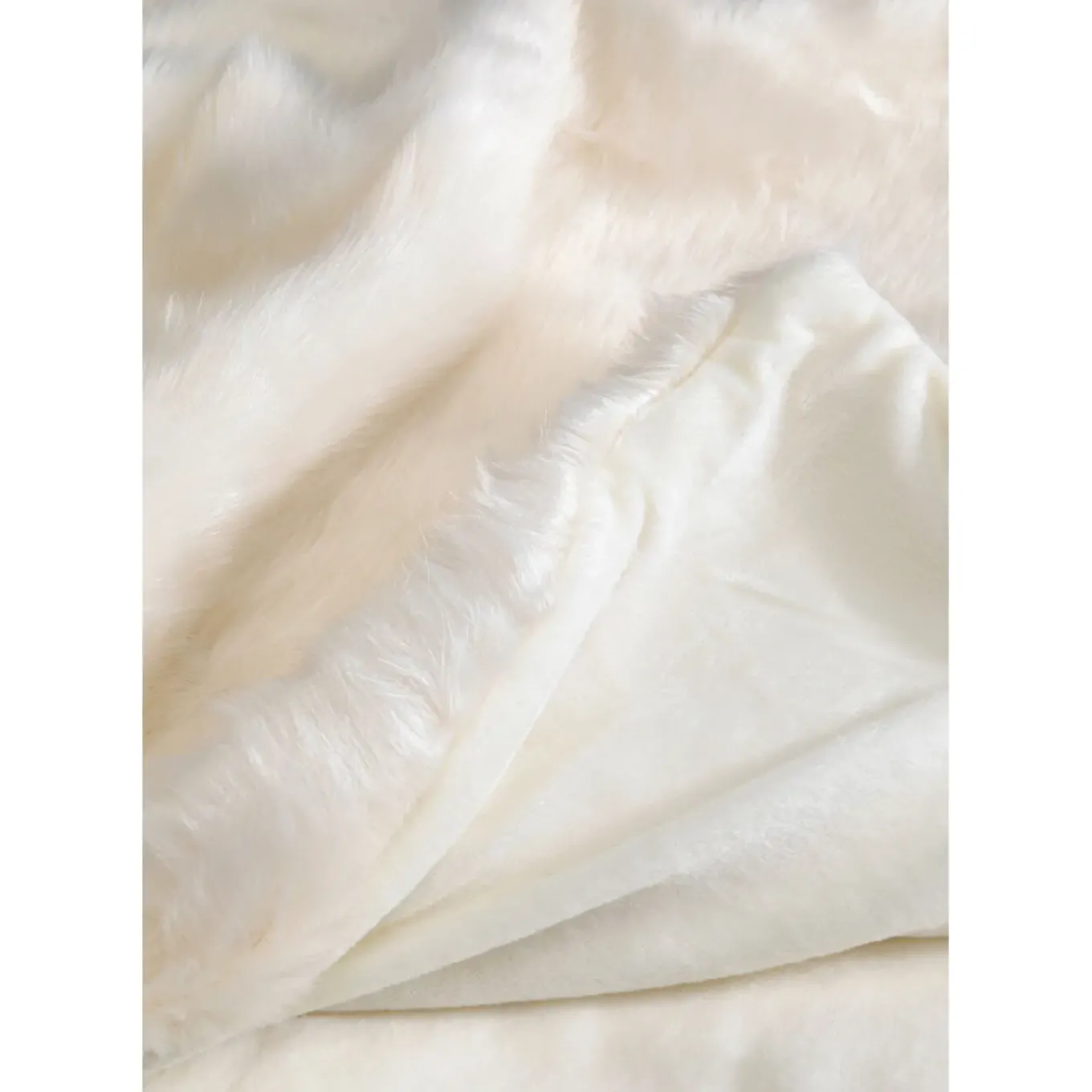 Plaid Polar Blanc 140X200Cm