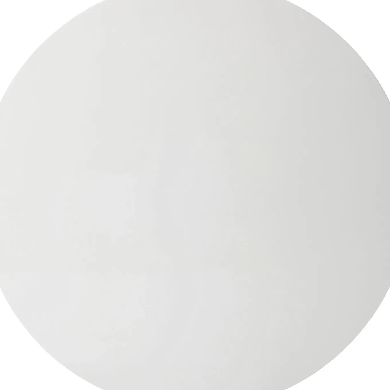 Plateau De Table Invitation Rond Blanc O90Cm