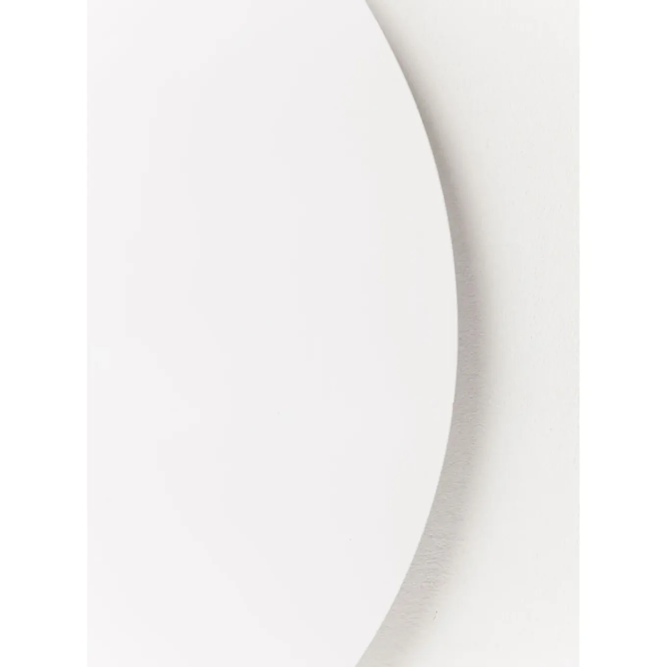 Plateau De Table Invitation Rond Blanc O90Cm