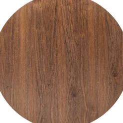Plateau De Table Invitation Rond Noyer O90Cm