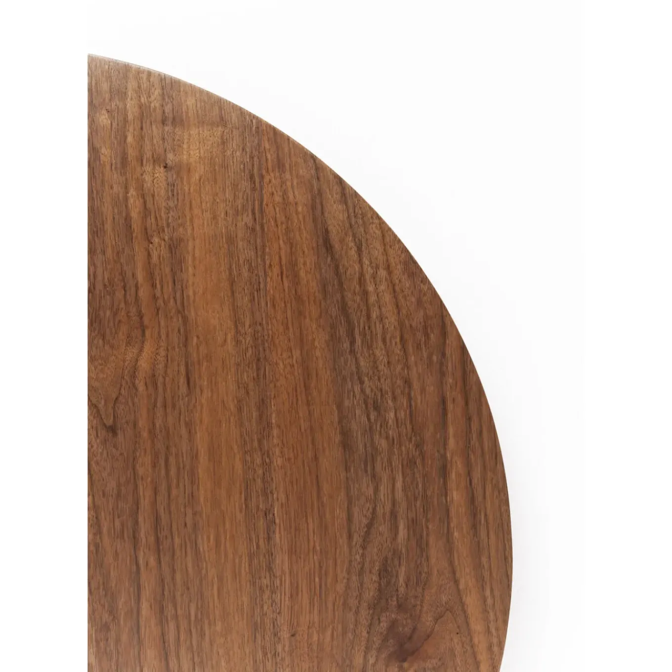Plateau De Table Invitation Rond Noyer O90Cm