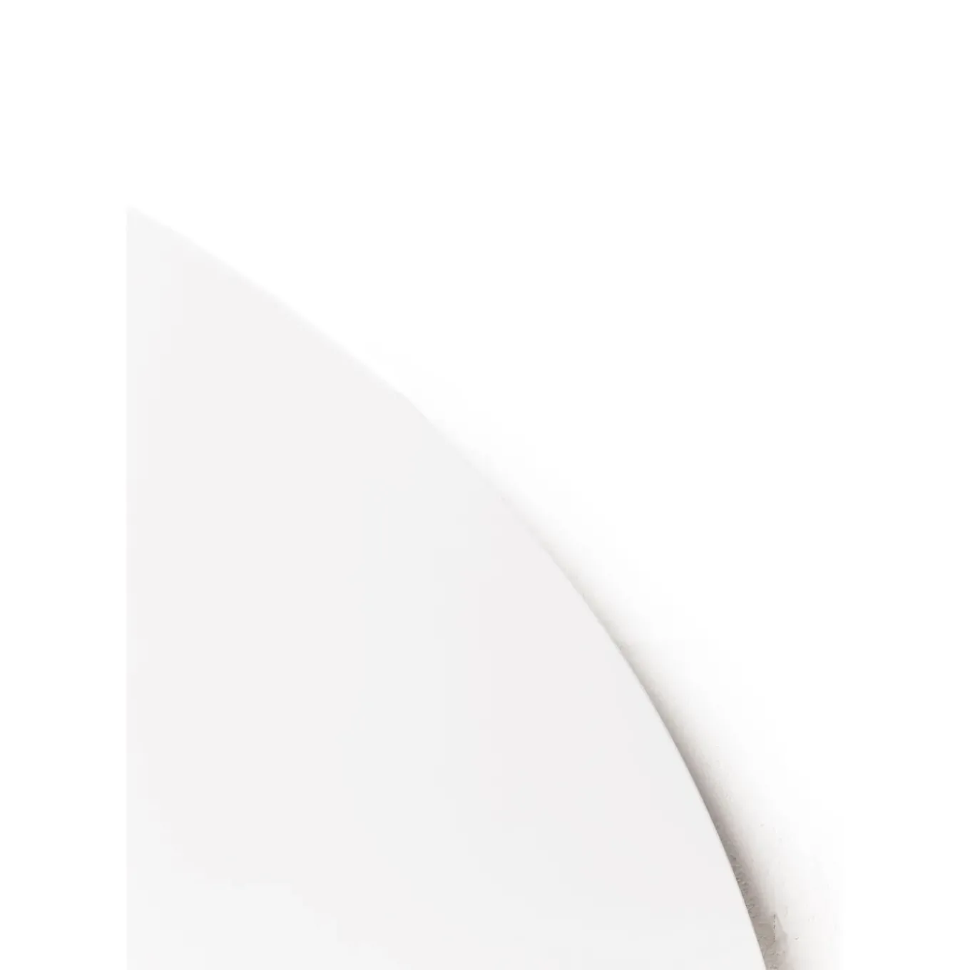 Plateau De Table Invitation Rond Blanc O120Cm