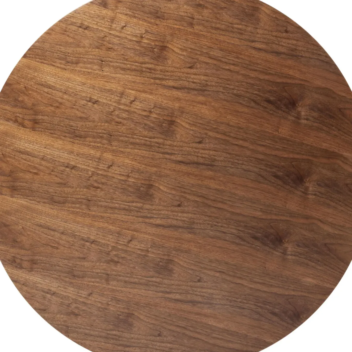 Plateau De Table Invitation Rond Noyer O120Cm