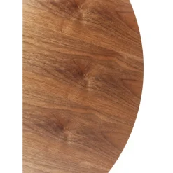 Plateau De Table Invitation Rond Noyer O120Cm