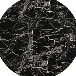 Plateau De Table Schickeria Marbre Noir O80Cm
