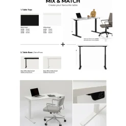 Plateau De Table Tavola Smart Noir 120X60Cm