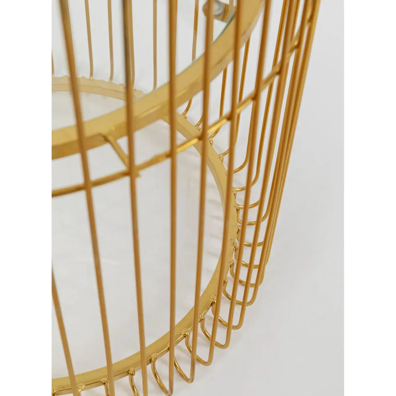 Porte-Plantes Wire Dore 44Cm