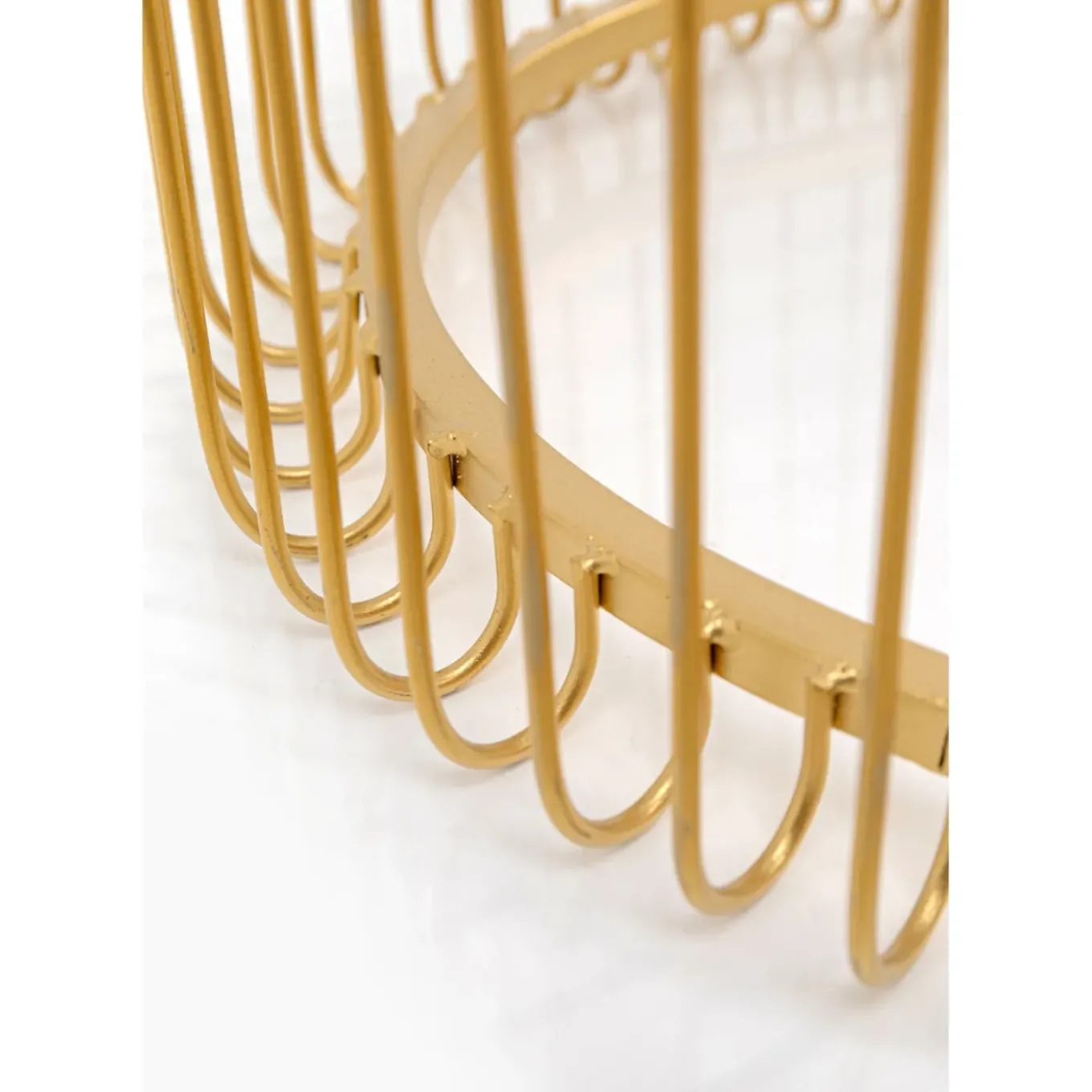 Porte-Plantes Wire Dore 44Cm
