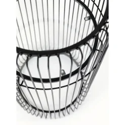 Porte-Plantes Wire Noir 70Cm