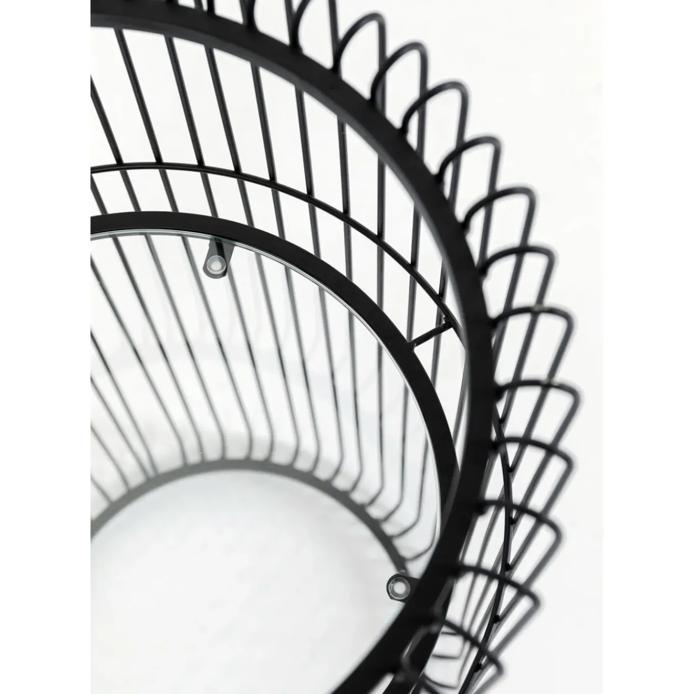 Porte-Plantes Wire Noir 70Cm