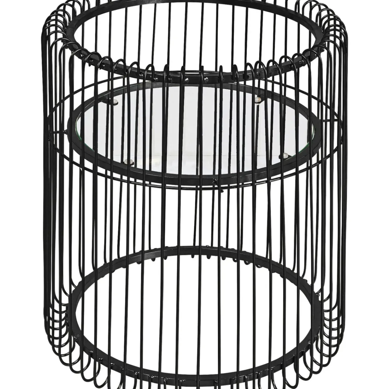 Porte-Plantes Wire Noir 44Cm