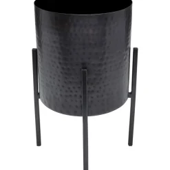 Pot A Plantes Mynah Noir 42Cm