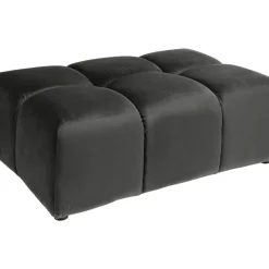 Pouf Belami Velours Gris