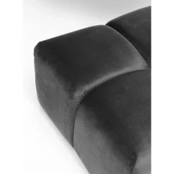 Pouf Belami Velours Gris