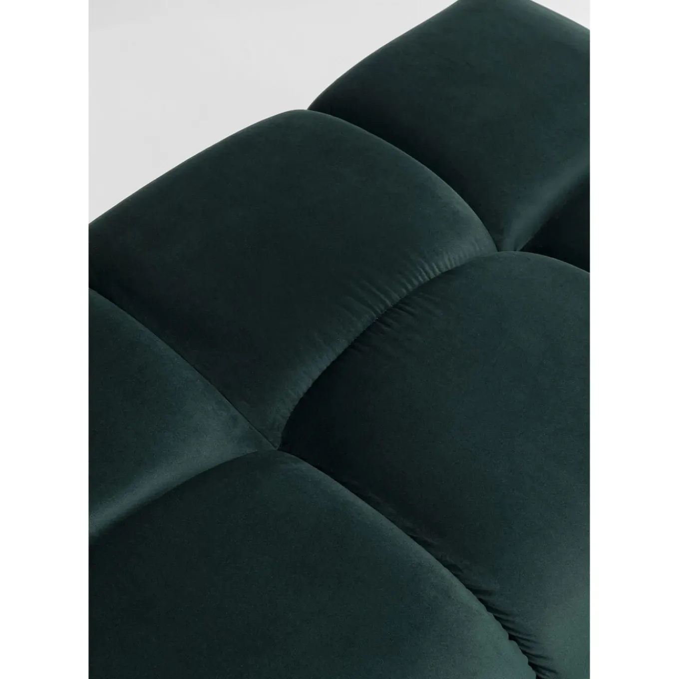 Pouf Belami Velours Vert Fonce