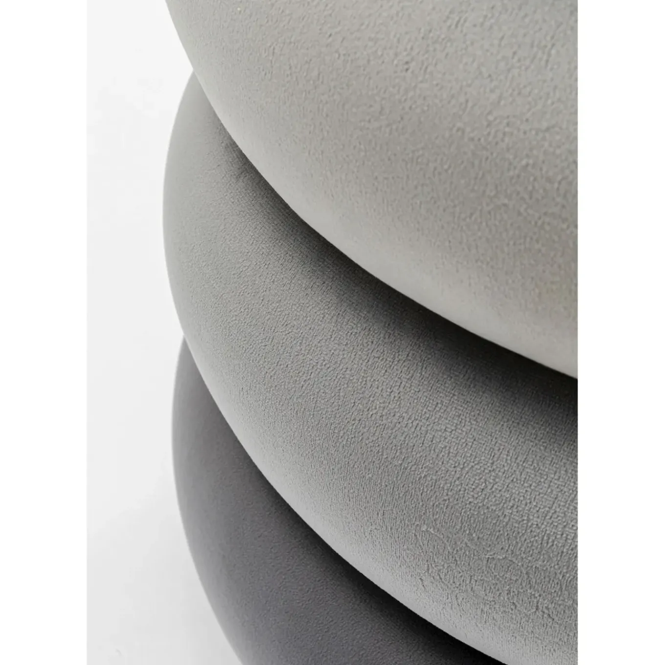 Pouf Sandwich Gris O45Cm
