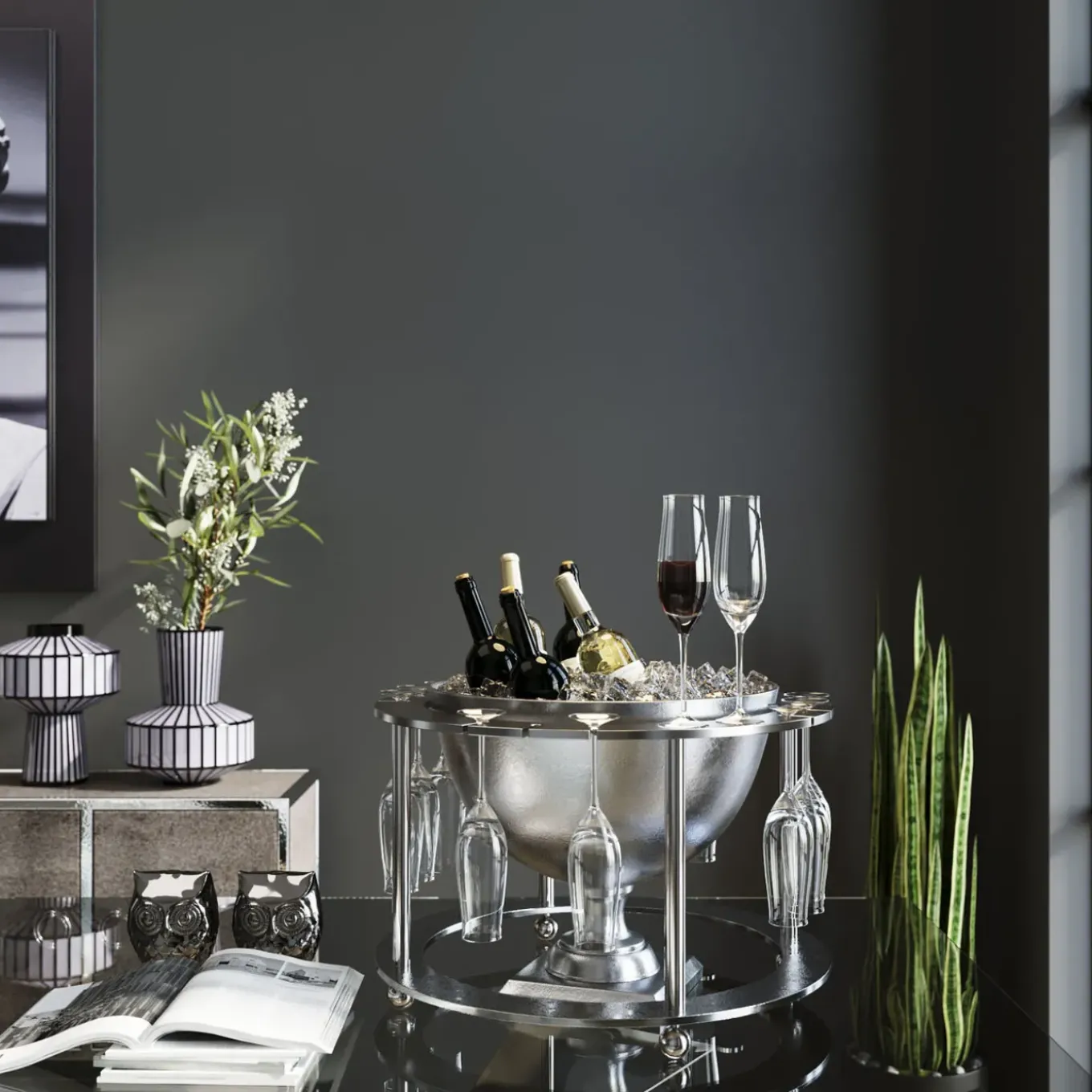 Seau À Champagne Champagne Time ( 2/Pcs)