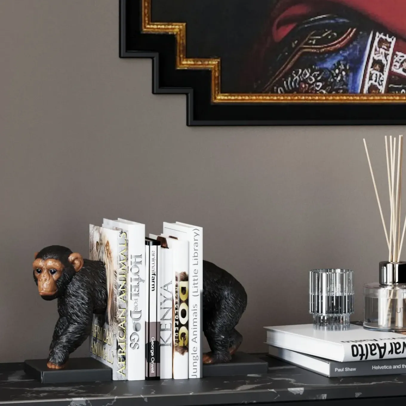 Serre-Livres Chimp (2/Set)