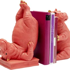 Serre-Livres Hippo Fuchsia (2/Set)