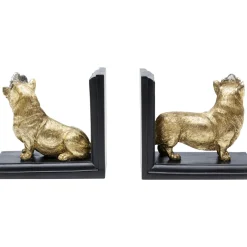 Serre-Livres Royal Standing Corgi (2/Set)