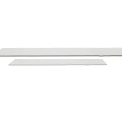 Set De Plateaux En Verre Trempe 8Mm-Bureaupolar