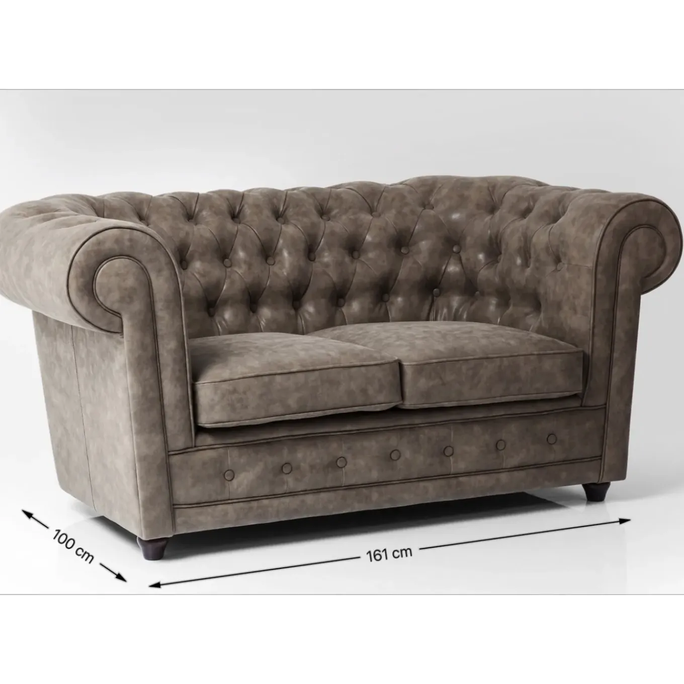 Sofa Oxford 2 Places Vintage Smart
