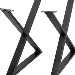 Structure Tavola Cross Noir (2/Set)
