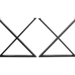 Structure Tavola Cross Noir (2/Set)