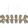 Suspension Atomic Balls Laiton 140Cm