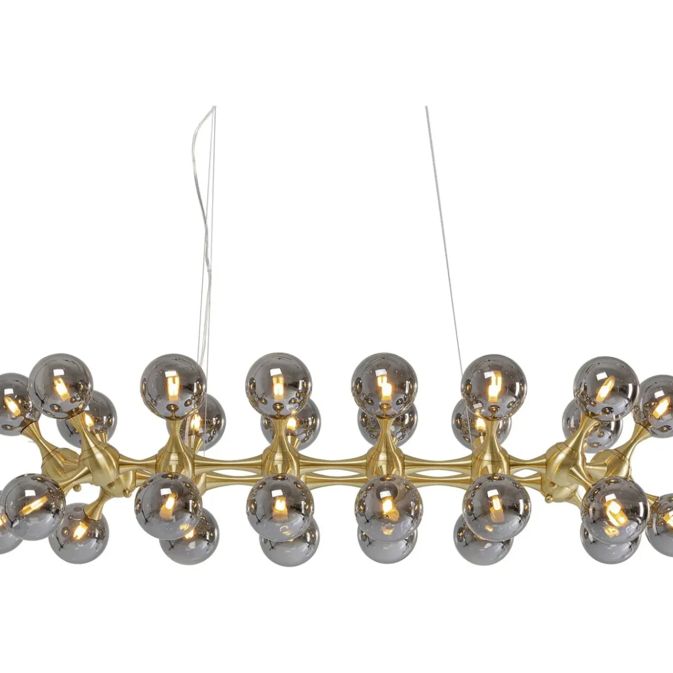 Suspension Atomic Balls Laiton 140Cm