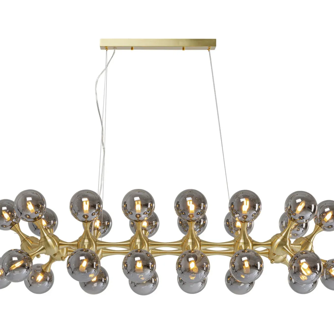 Suspension Atomic Balls Laiton 140Cm