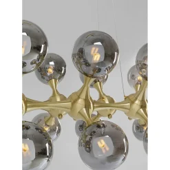 Suspension Atomic Balls Laiton 140Cm