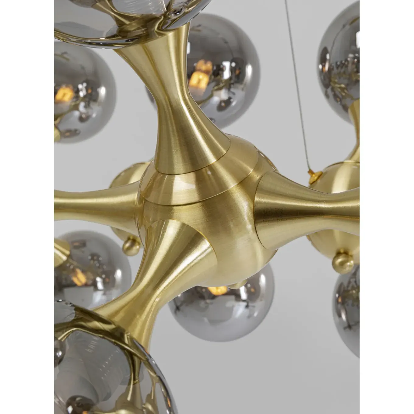Suspension Atomic Balls Laiton 140Cm